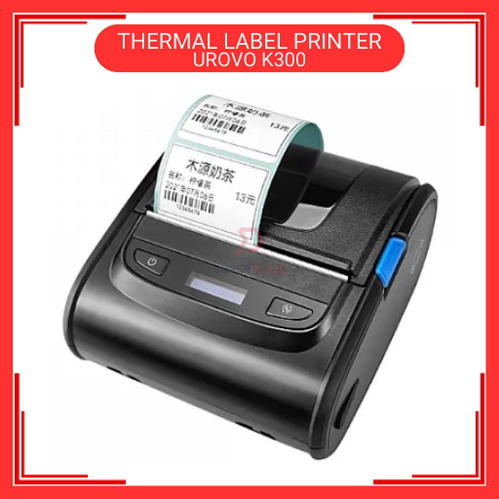 K300 80mm New Portable Mobile Barcode Thermal Label Printer Urovo